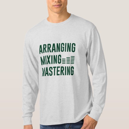 音楽アレンジングマスタリング Tシャツ (正面)