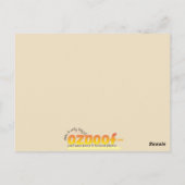 音楽アーティストのはがき ポストカード (裏面)