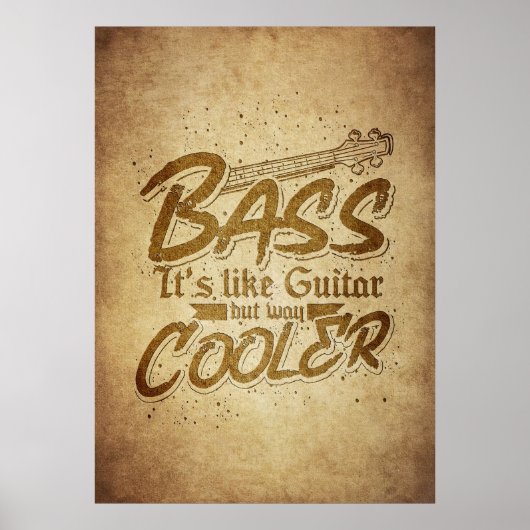 音楽アートそれはギターのようなものだ ポスター (正面)