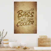 音楽アートそれはギターのようなものだ ポスター (キッチン)