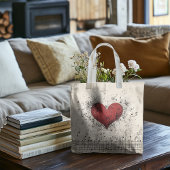 音楽アートのグランジハート クロスボディバッグ