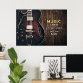 音楽アート音楽感じは ポスター (ホームオフィス)