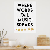 音楽アート音楽話 ポスター (キッチン)