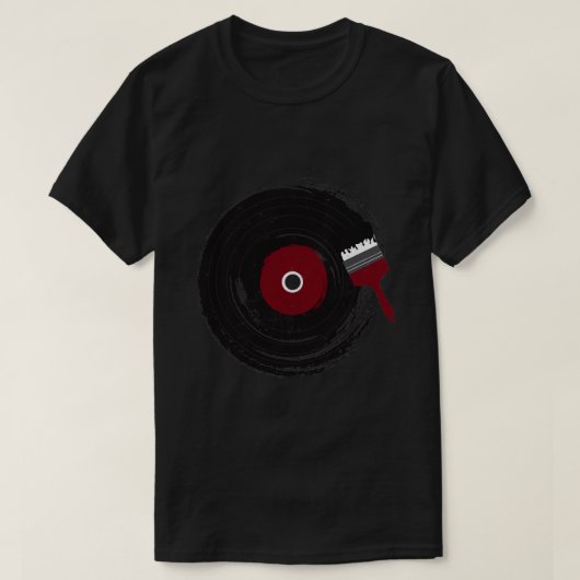 音楽アート Tシャツ (デザイン正面)