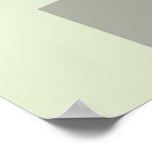 音楽アートAキツネとフルート ポスター (角)