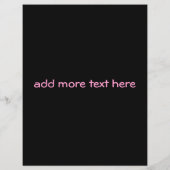 音楽イベントフローラクレフ、 音符記号 チラシ (裏面)