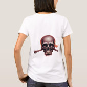 音楽イベントwのロックンロールバナーを作成する tシャツ (裏面)