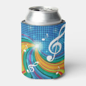 音楽イラストレーションカスタムモノグラム缶クーラー 缶クーラー (缶正面)