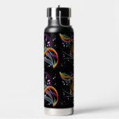 音楽イラストレーションカスタムモノグラム ウォーターボトル (左面)