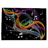 音楽イラストレーション抱き枕 ラージペーパーバッグ (裏面)