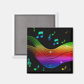 音楽イラストレーション磁石 マグネット (正面/裏面)