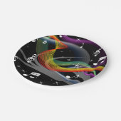 音楽イラストレーション紙プレート ペーパープレート (アングル)