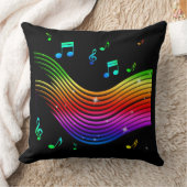 音楽イラストレーション装飾用クッション クッション (ブランケット)