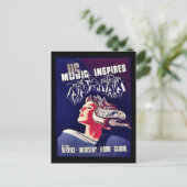 音楽インスパイア ポストカード (スタンド正面)