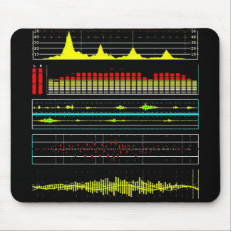 音楽ウェーブとオーディオイコライザー2 マウスパッド