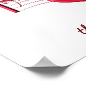 音楽ウォッシュ遠くに – ポスター (角)