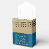 音楽エレガントシートとブルー結婚ズ フェイバーボックス (オープン)