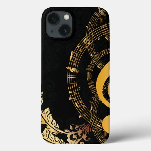 音楽エレガントノートラグジュアリー Case-Mate iPhoneケース (裏面)