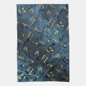 音楽エレガントノート キッチンタオル (縦)