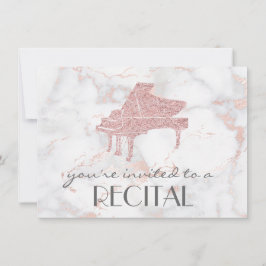 音楽エレガントピアノ発表会 招待状