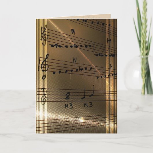 音楽エレガント先生ハイドン引用文 カード (正面)