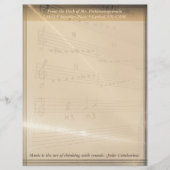 音楽エレガント先生ハイドン引用文 レターヘッド (正面)