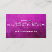 音楽エレガント先生ピアノ鍵ミュージカル 名刺 (裏面)