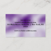 音楽エレガント先生ピアノ鍵ミュージカル 名刺 (裏面)