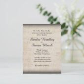 音楽エレガント結婚式招待状 招待状 (スタンド正面)