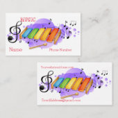 音楽エンターテイメント名刺 名刺 (正面/裏面)