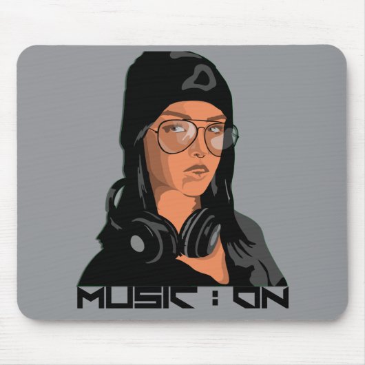 音楽オンマウスパッド マウスパッド (正面)