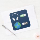 音楽オンワールドオフ スクエアシール (封筒)