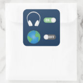 音楽オンワールドオフ スクエアシール (バッグ)