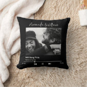 音楽カスタムと曲の写真 クッション (ブランケット)