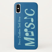 音楽カスタムの色と文字ケース Case-Mate iPhoneケース (裏面)