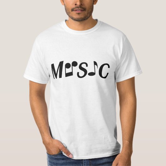 音楽カスタムシャツとジャケット Tシャツ (正面)