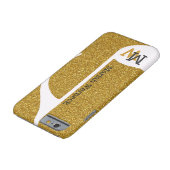 音楽カスタムノートフェイクゴールデン Case-Mate iPhoneケース (底)