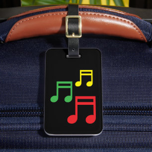 音楽カスタムノート付きトラベル荷物タグ ラゲッジタグ