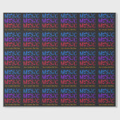 音楽カスタム包み紙 ラッピングペーパー (フラット)