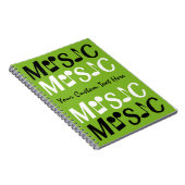 音楽カスタム手帳 ノートブック (右側)