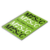 音楽カスタム手帳 ノートブック (左側)