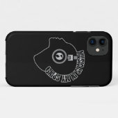 音楽カスタム色iPhoneケース Case-Mate iPhoneケース (裏面(横))