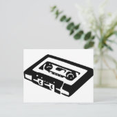 音楽カセットデザイン ポストカード (スタンド正面)