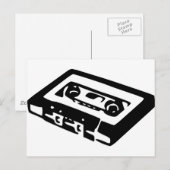 音楽カセットデザイン ポストカード (正面/裏面)