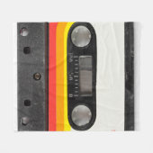 音楽カセット フリースブランケット (正面(横))
