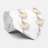 音楽カップケーキ ネクタイ (ロール)