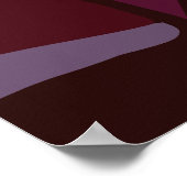 音楽カラフルギター ポスター (角)