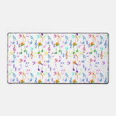 音楽カラフルノート デスクマット (正面)