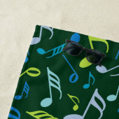 音楽カラフルノート ビーチタオル (インサイチュ)