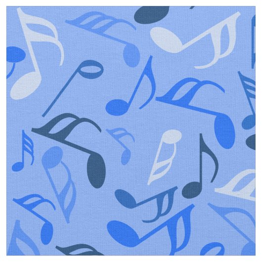 音楽カラフルノート ファブリック (クローズアップ)